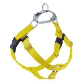 2 Hounds Design Yellow Freedom No-Pull Dog Harness 1" Large 28"-32"
