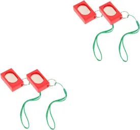2sets Puppy Clicker Training Kit Dog Training Accessory for Pet Clickers 2pcs*2