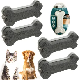 4 Pack Pet Dog Hair Remover Pumice STONE Sweeps Fur Lint Away Use Carpet Couches