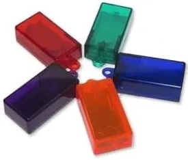 5 Pack of Translucent Dog Training Clickers, assorted