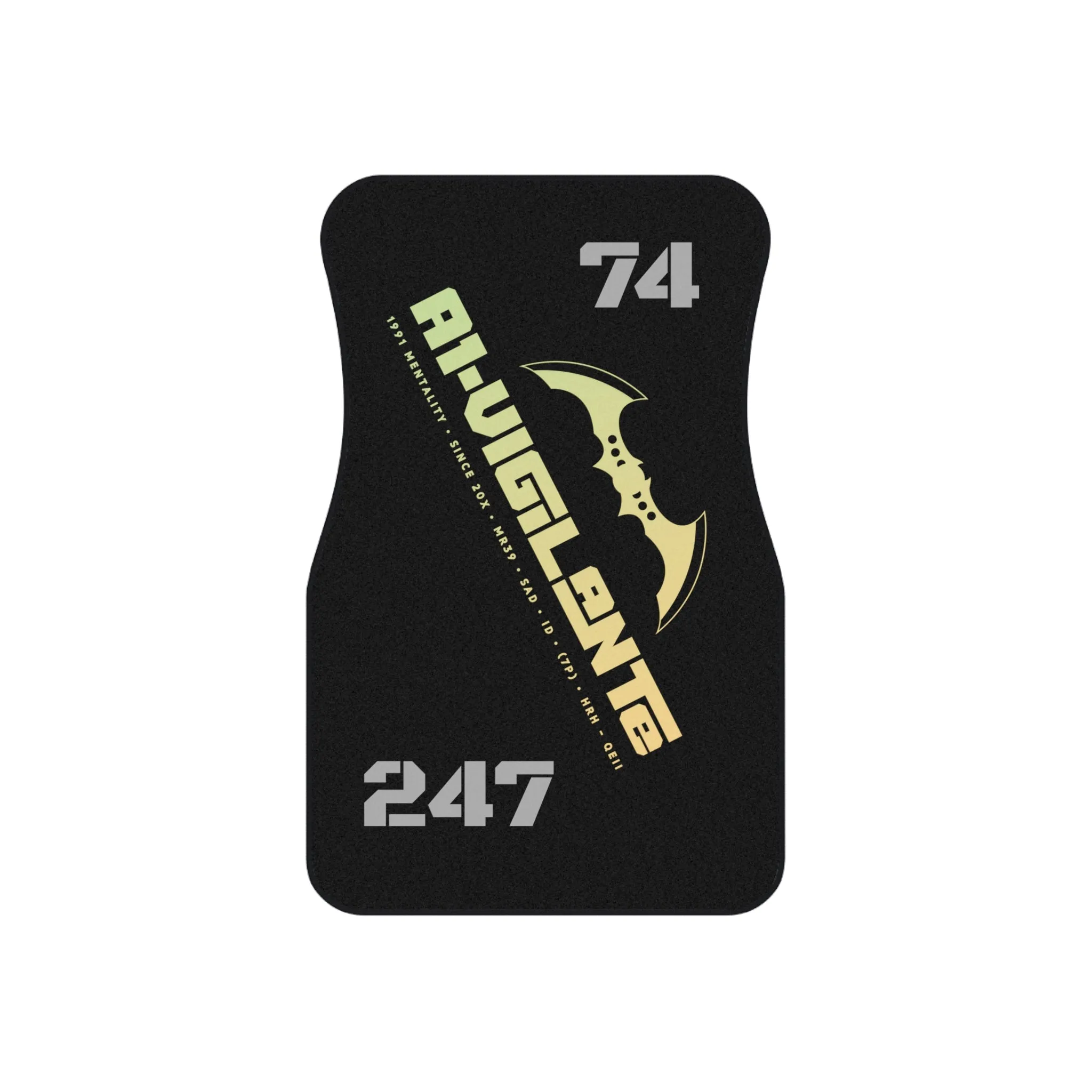 A1-Vigilante 74 Always ready 24/7 Car Mats (2x Front)
