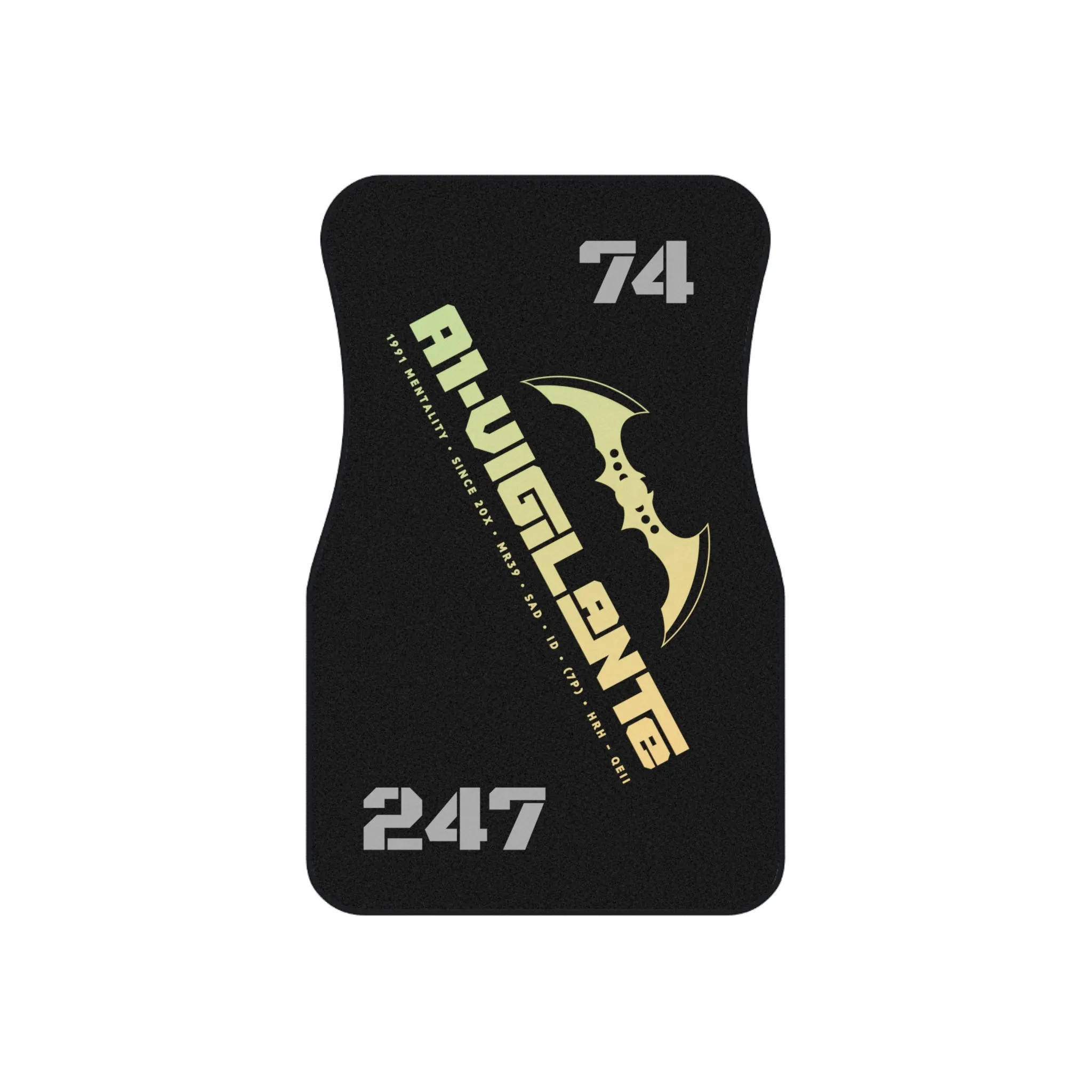 A1-Vigilante 74 Always ready 24/7 Car Mats (2x Front)