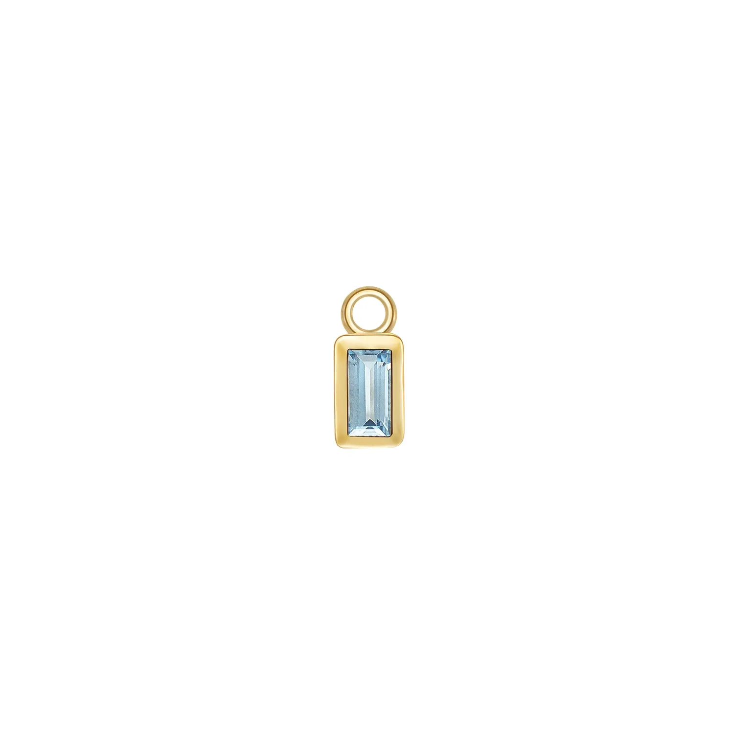 Baguette Bezel Charm