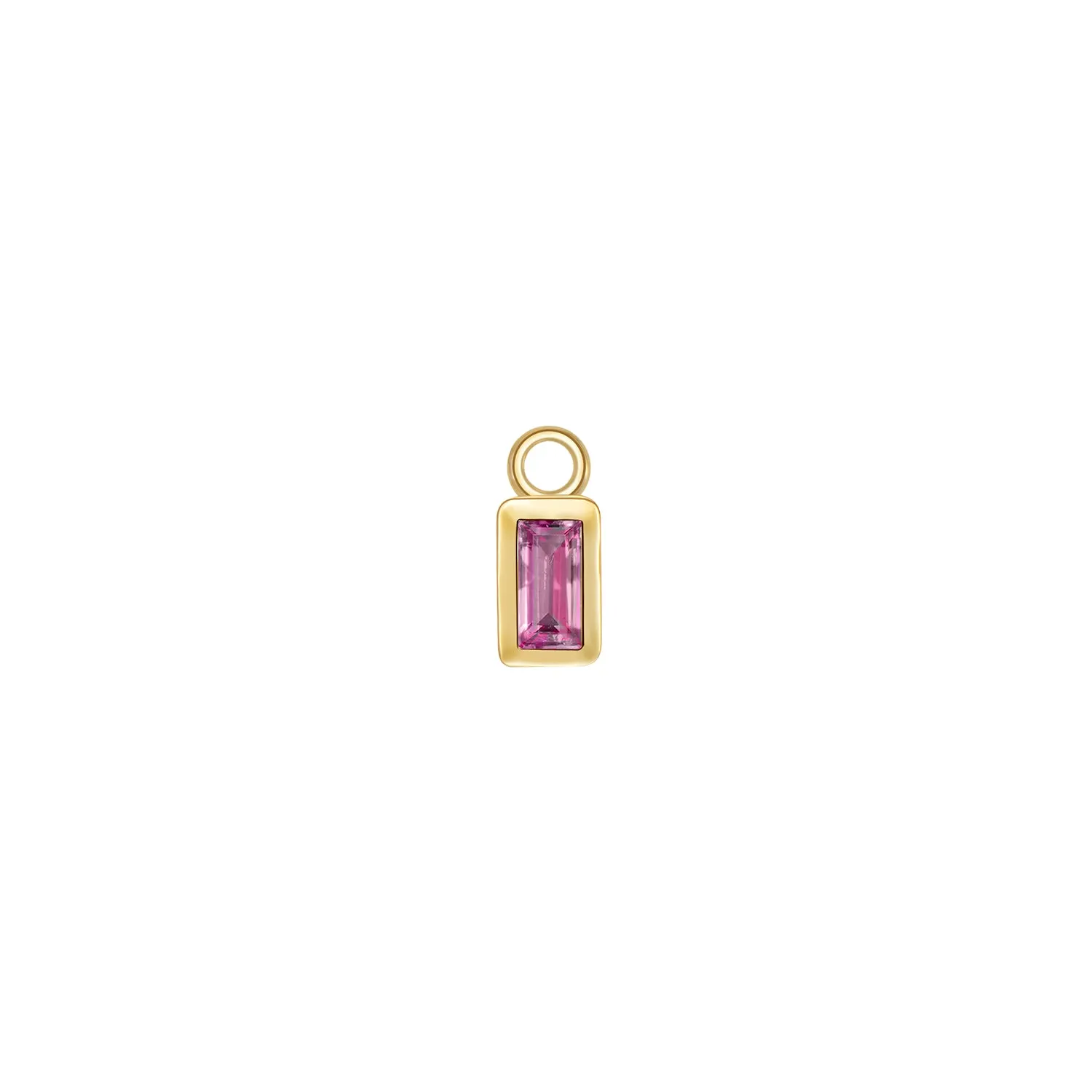 Baguette Bezel Charm