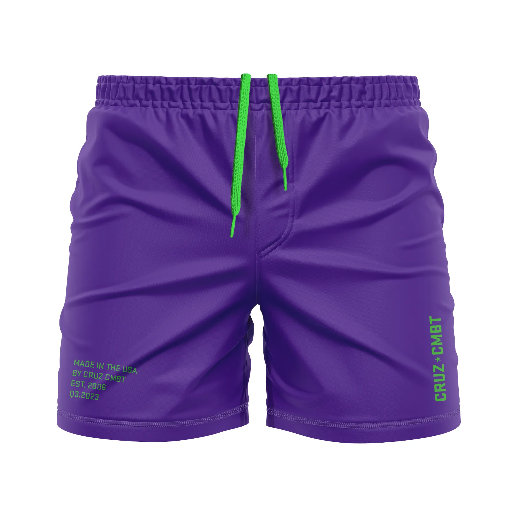 Base Collection men's FC shorts, purple/green