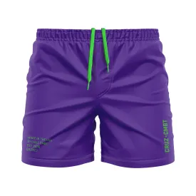 Base Collection men's FC shorts, purple/green