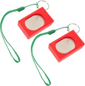 BESPORTBLE 2pcs Dog Training Clickers Pet Training Clickers for Puppies Dogs Safe Light Material
