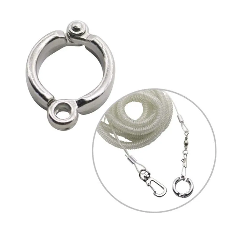 Bird Harness Leash with Leg Ring
