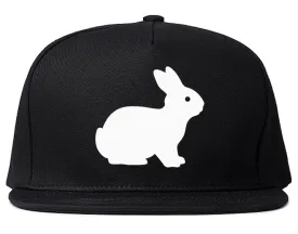 Bunny Rabbit Easter Chest Mens Snapback Hat