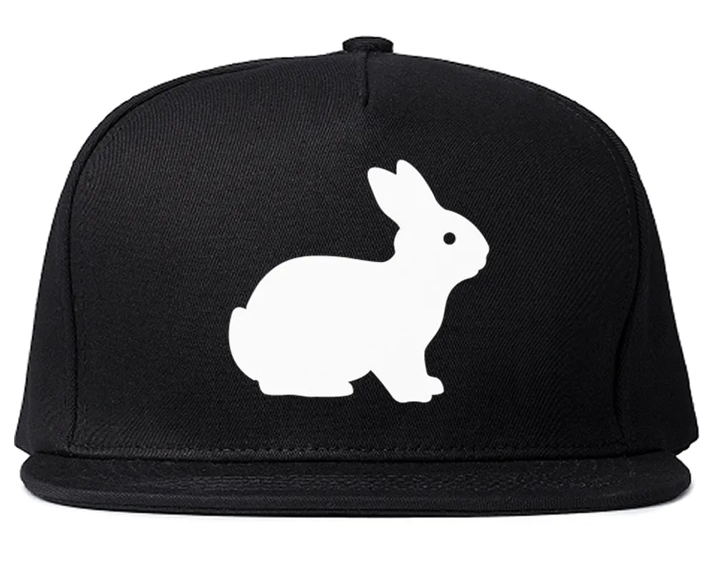 Bunny Rabbit Easter Chest Mens Snapback Hat