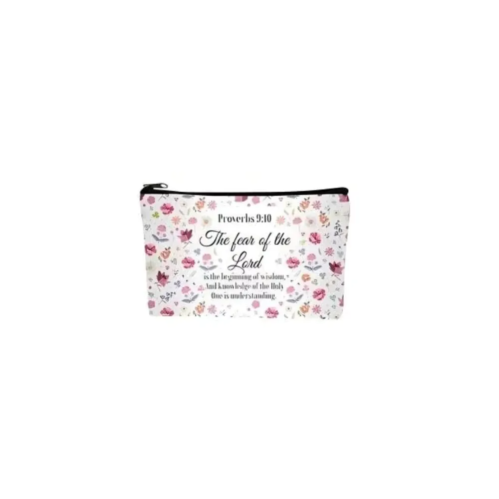 Christian inspirational Canvas Pouches