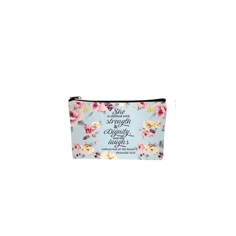 Christian inspirational Canvas Pouches