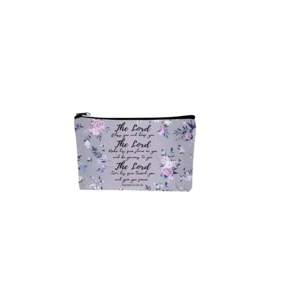 Christian inspirational Canvas Pouches