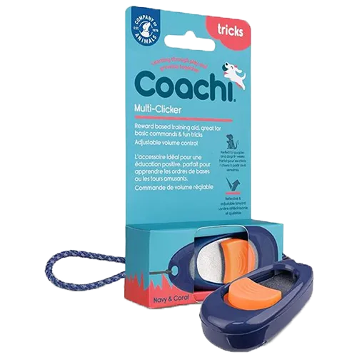 COA - Coachi Multi-Clicker - Navy with Orange Button