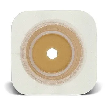 ConvaTec 413168 Natura 2-Piece Durahesive Skin Barrier, Cut-To-Fit, Durahesive, With Flexible Tape Collar Tan 70mm (2-3/4") Flange