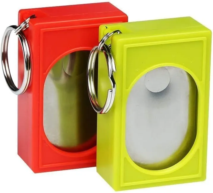 CRMADA Box Training Clickers 2 pcs/Pack, red and Lime Green