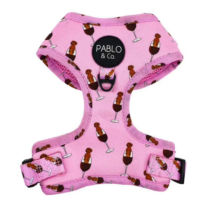 Dachshunds & Wine Adjustable Dog Harness