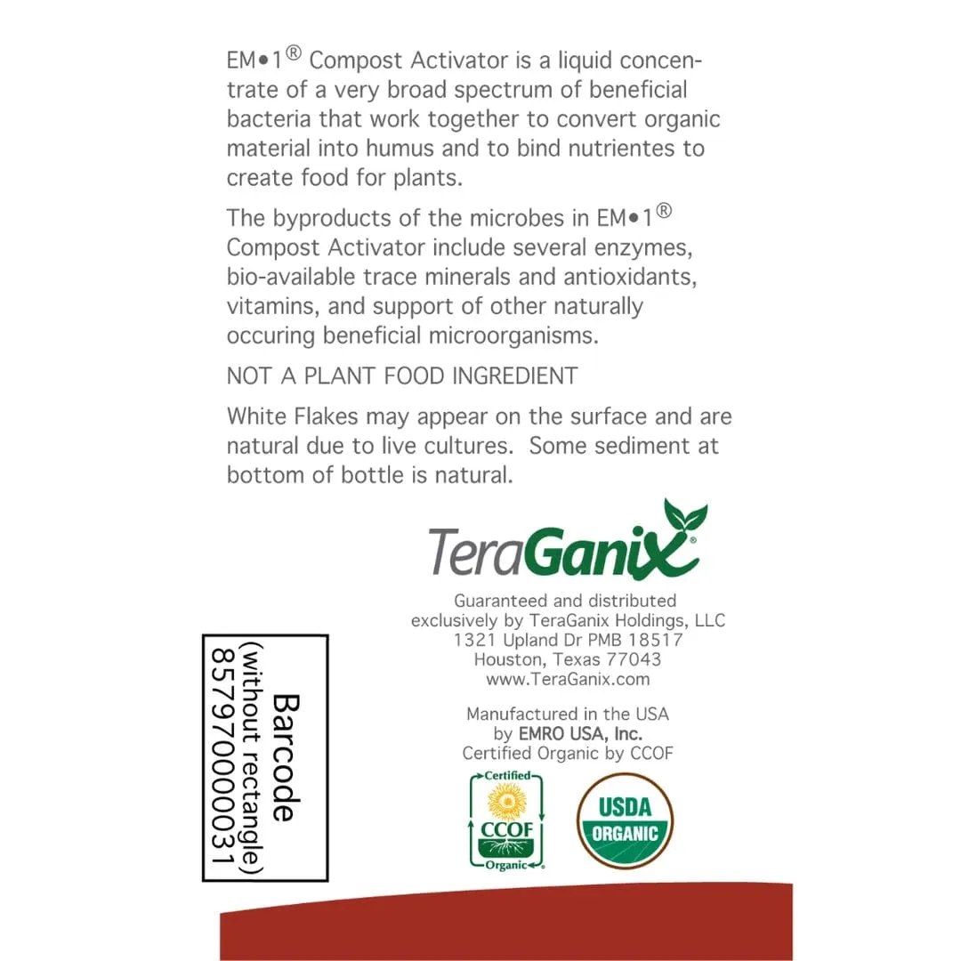 EM-1 Compost Starter, Concentrate