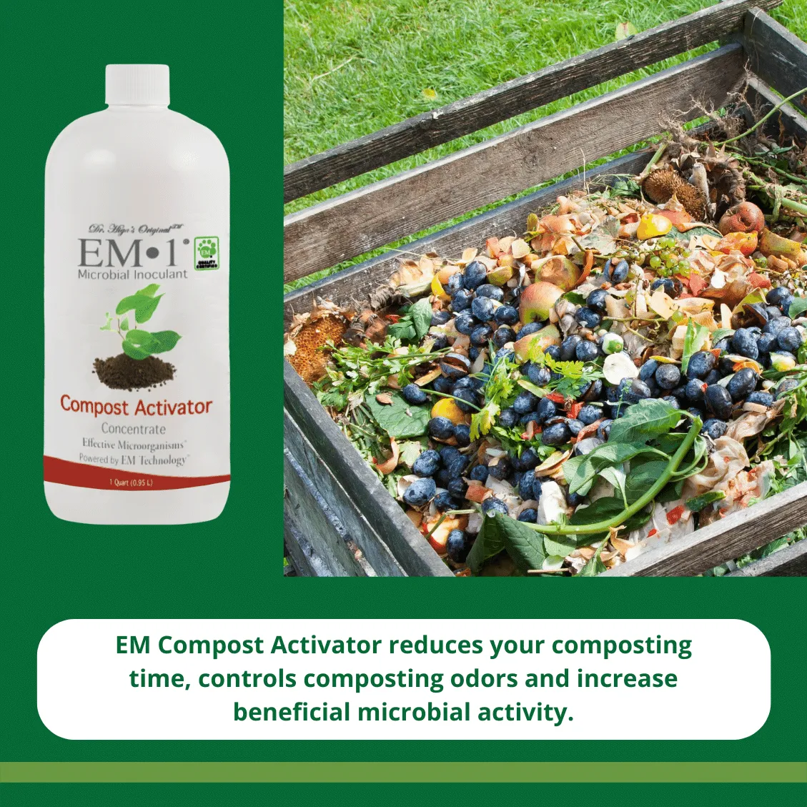 EM-1 Compost Starter, Concentrate