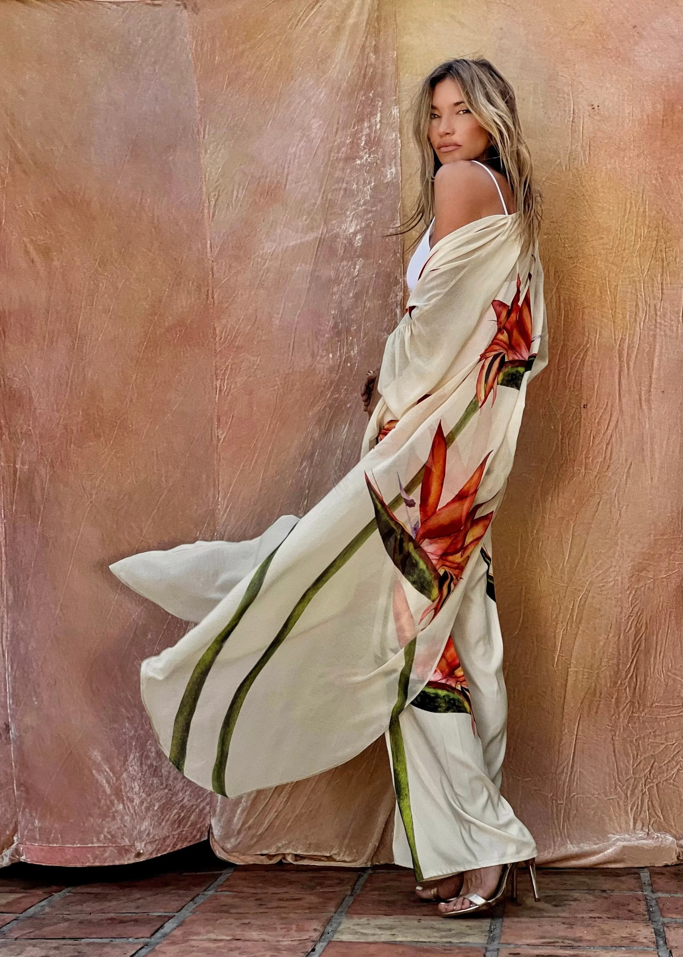 Erte Kaftan Bird of Paradise