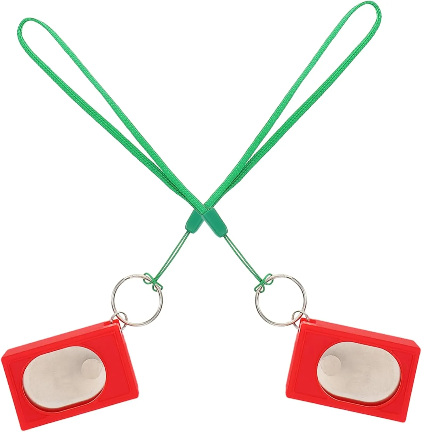 Happyyami 2Pcs Portable Pet Training Clickers Dog Training Tool for All Breeds Lightweight Safe Design for Clicker Training and Pet Communication