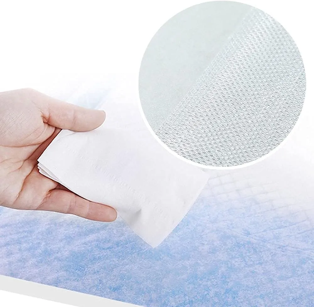 HONEY CARE All-Absorb Dog/Puppy Potty Training Pads, 5-Layer Leak-Proof Jumbo-Size Absorb Eliminating Urine Odor Pet Pee Pad (Magic Funnel, XL 28x34 inch, 40ct)
