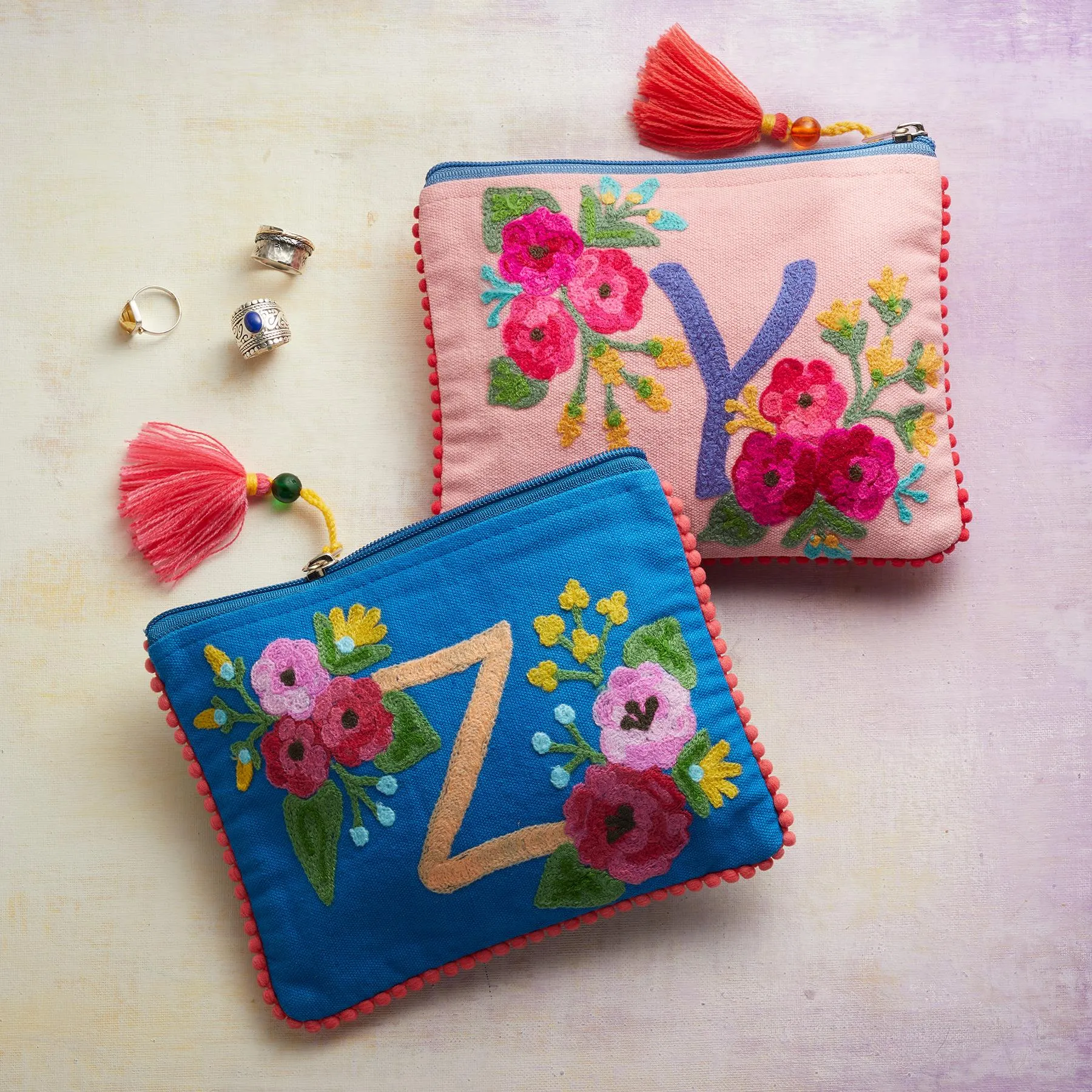 In Bloom Personalized Pouch