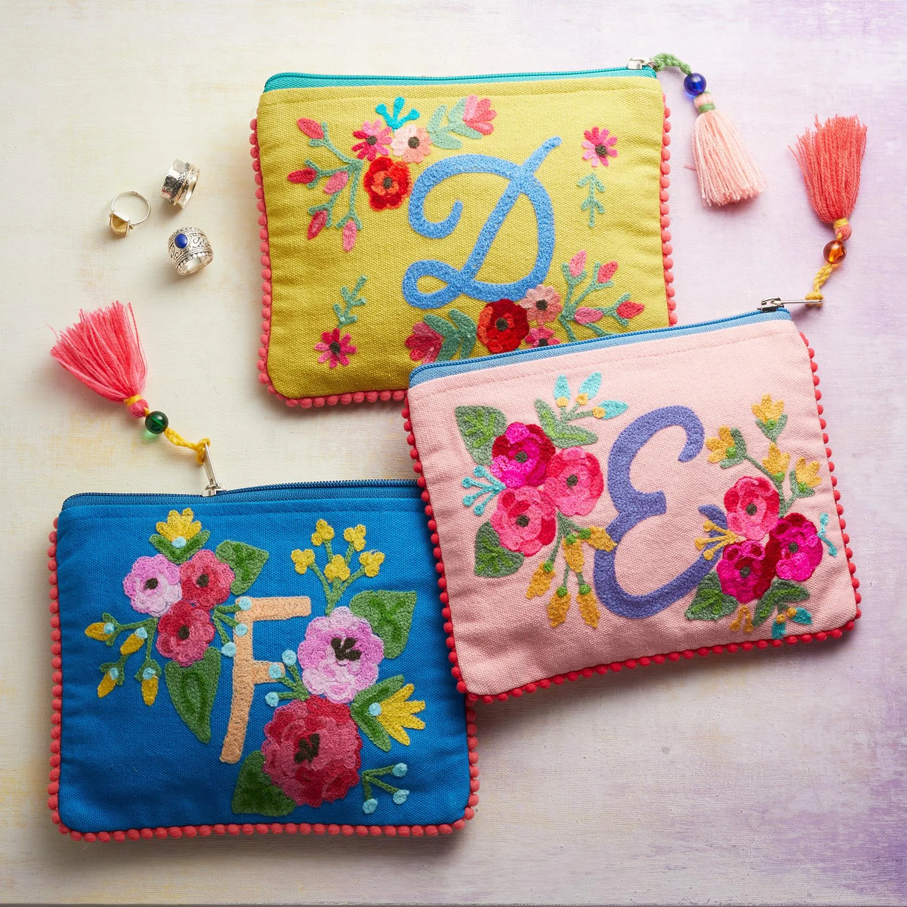 In Bloom Personalized Pouch