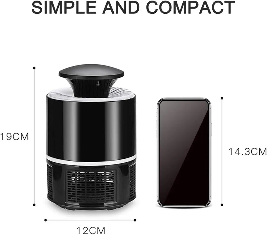 Insect Light Repellent Killer Black