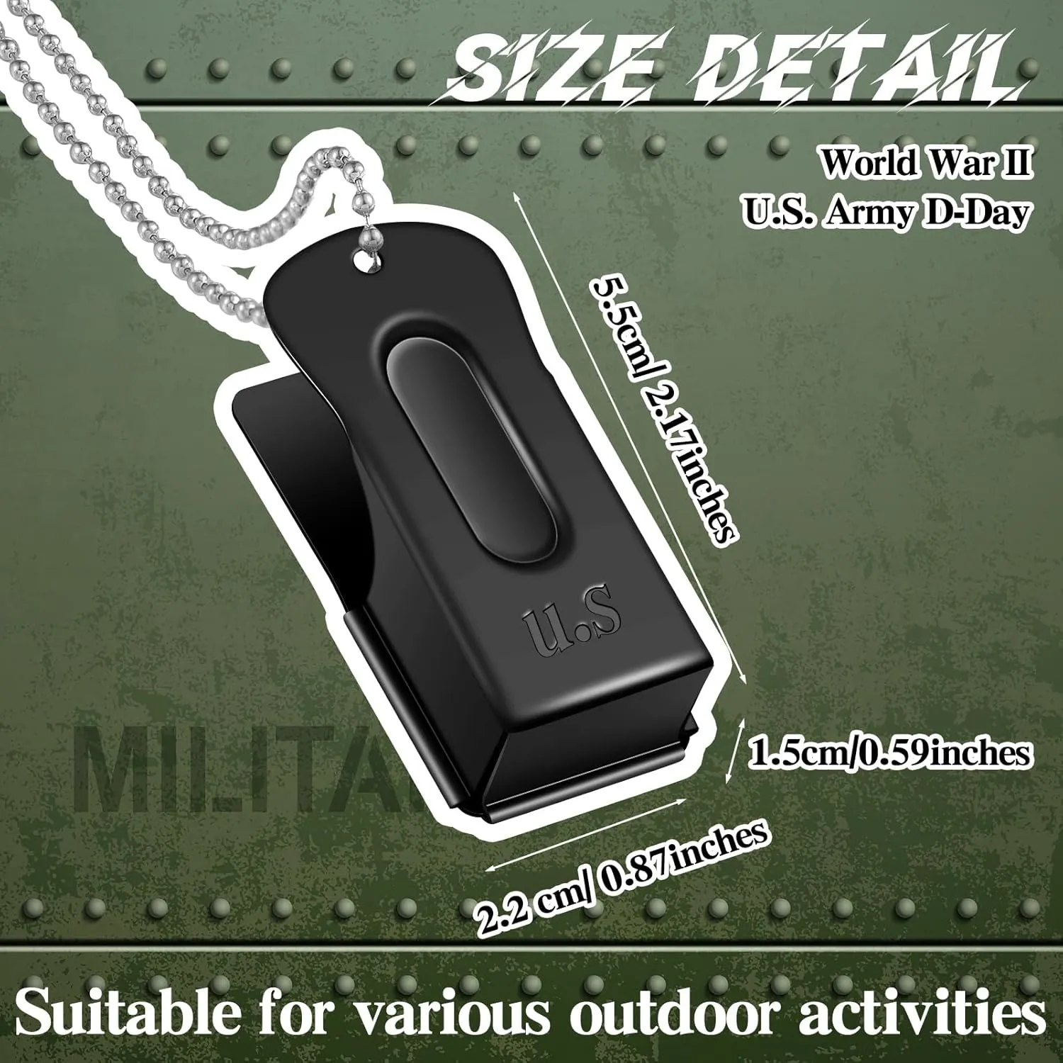 Jenaai 3 Pieces Brass Dog Training Clicker Necklace Signaling Cricket Clicker Pet Training for Puppy Dogs Cat(Black)