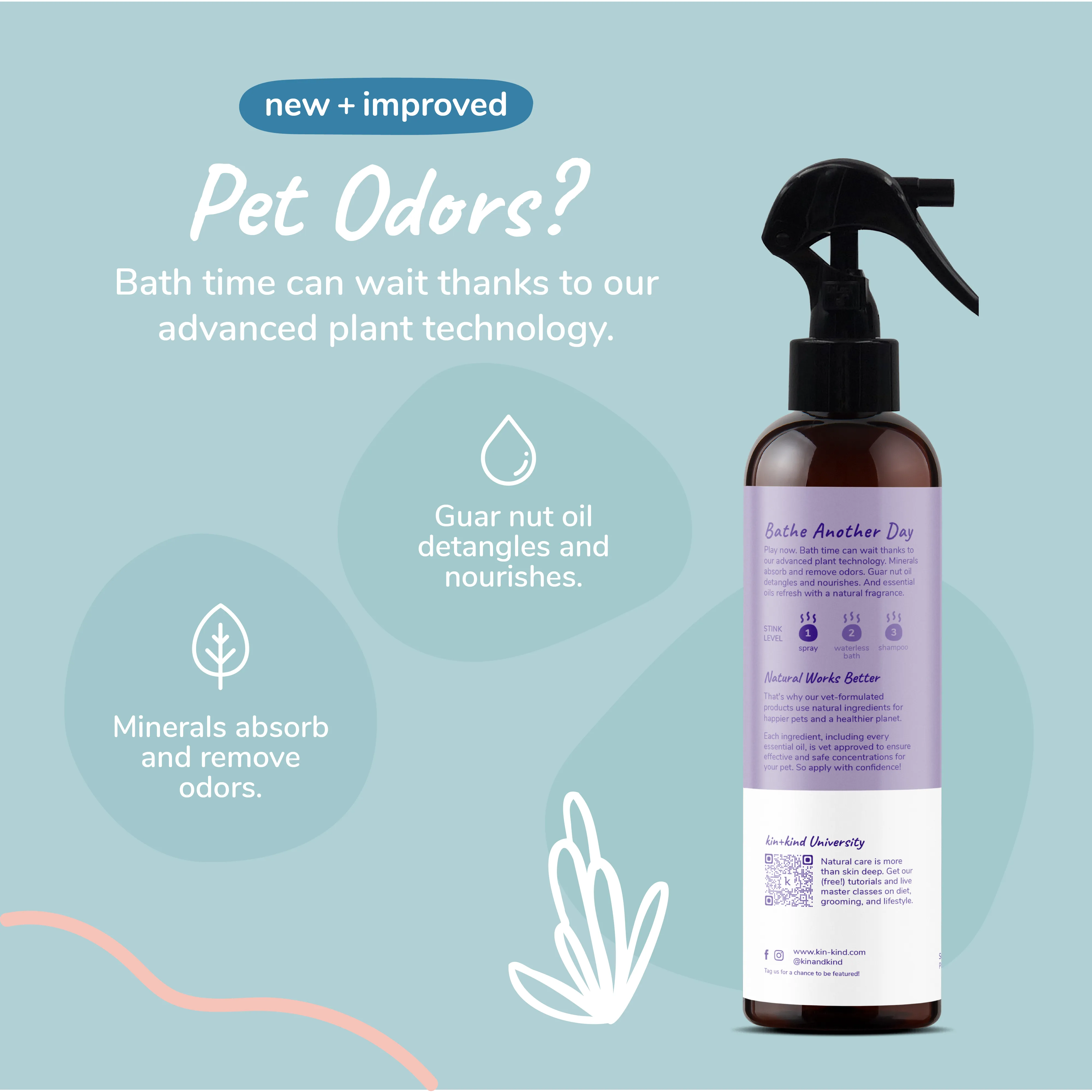 Lavender Natural Coat Spray for Dog & Cat