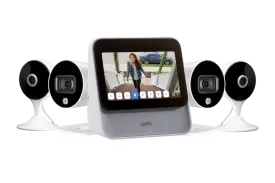 Lorex Smart Home Security Center with Two 1080p Outdoor and Two 2K Indoor Wi-Fi Security Cameras