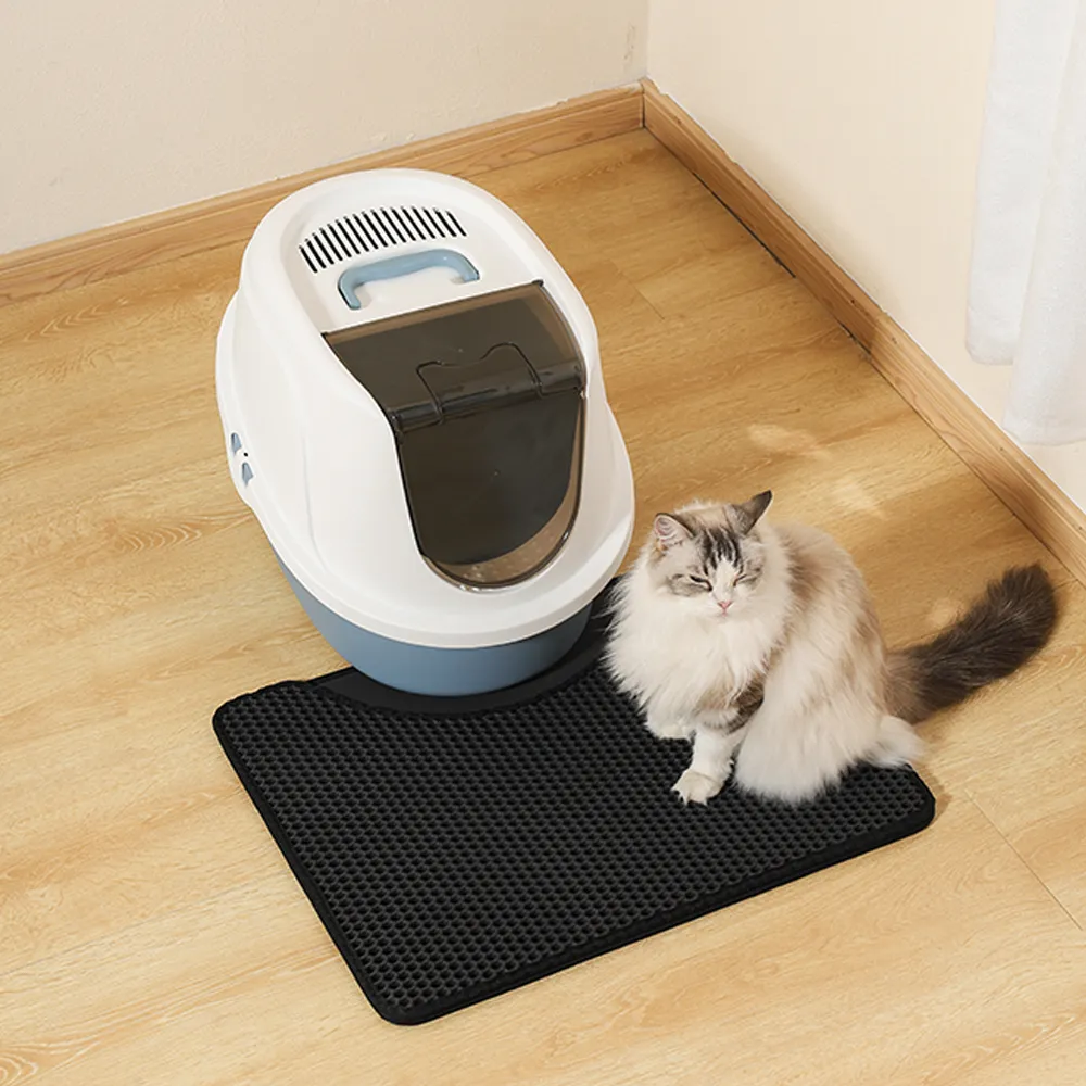 M-PETS Duplex Black Cat Litter Mat