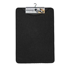 M-PETS Duplex Black Cat Litter Mat
