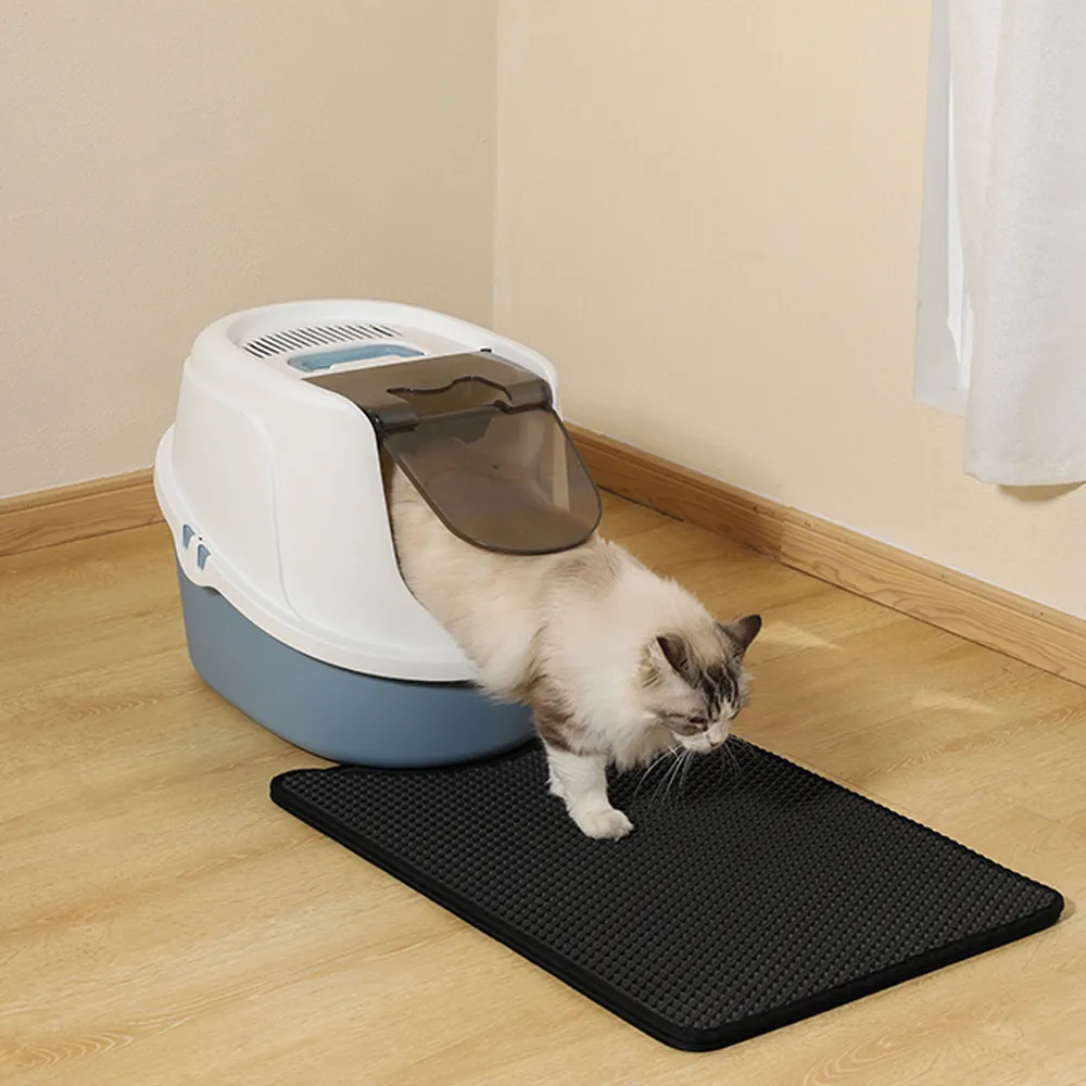 M-PETS Duplex Black Cat Litter Mat