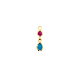 Modern Mood Bezel Round and Pear Charm