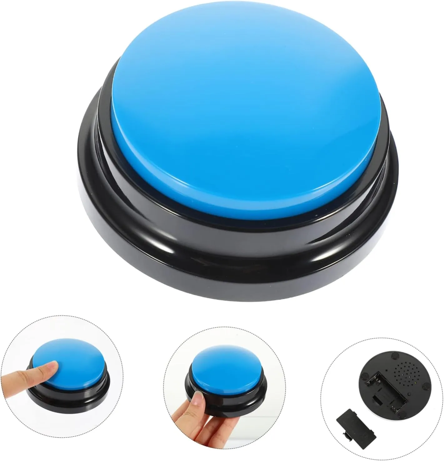 NOLITOY 3pcs Plastic Dog Voice Recording Dog Training Clickers Talking Button Puppy Toy