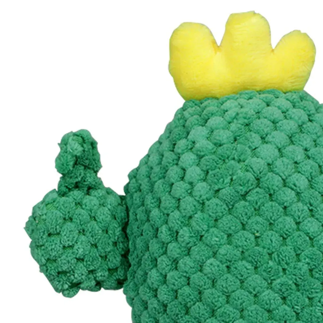 PaWz Big Green Cactus Dog Toy