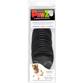 Pawz Dog Boots Black 12 Pack