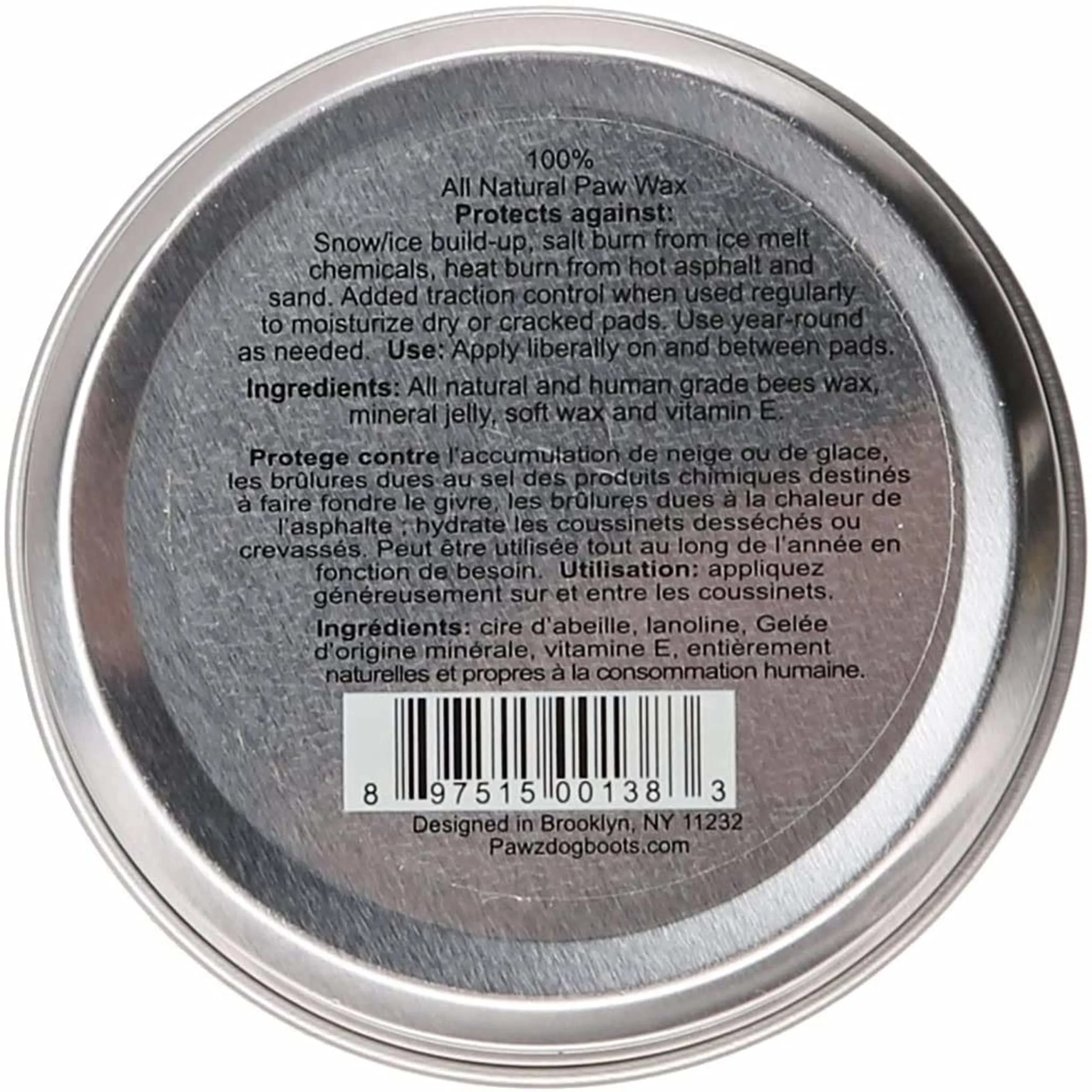 Pawz Max Wax Natural Paw Protection Rubbing Gel for Cats and Dogs - 200G