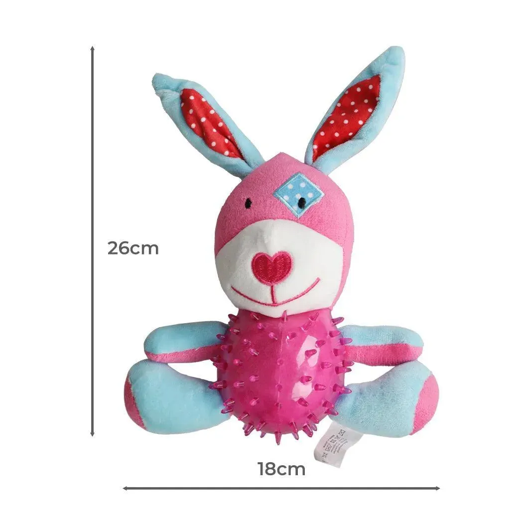 PaWz Pink Bunny Dog Toy