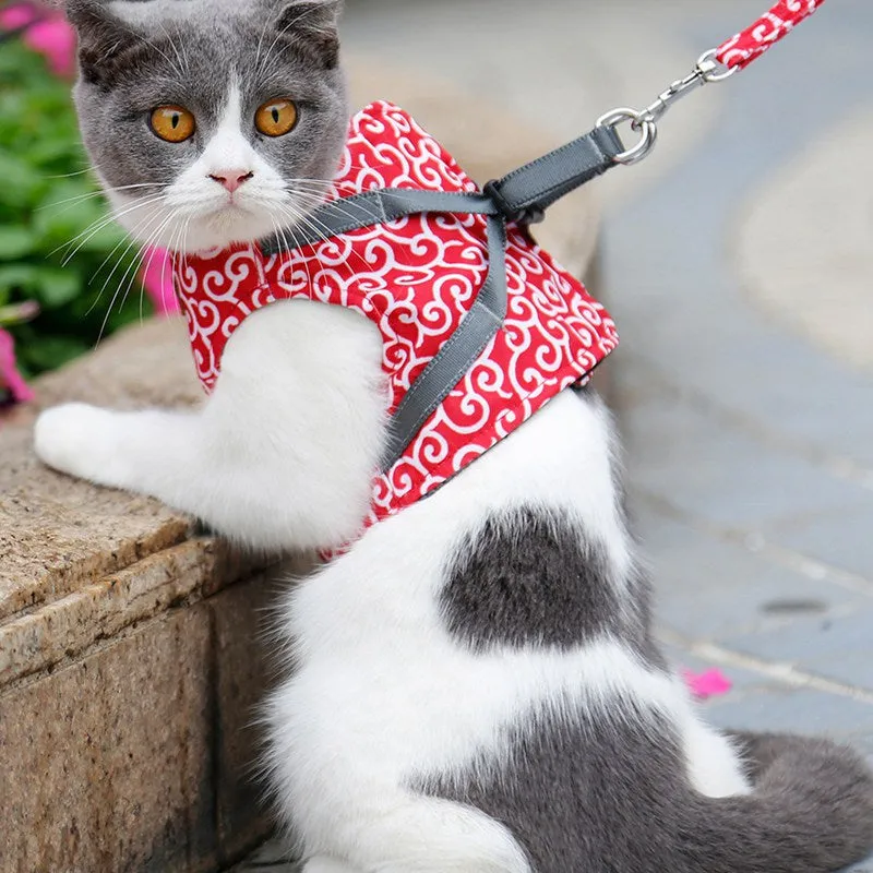 Pet Cat Vest Outdoor Travel Harness Leash Protect your Fur Babies
