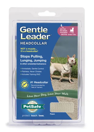 Petsafe Gentle Leader Quick Release Fawn Headcollar for Dogs (Large, 60-130 lbs)