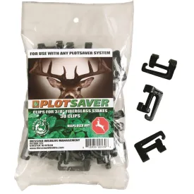 Plotsaver™ Ribbon Clips for Stakes, Pkg. of 30