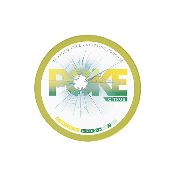 Poke Citrus Nicotine Pouches - 20 Pouches 9mg