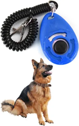 Professional Dog Clicker for Pet Training Large Button Clicker Machine Sound for Horse Cat Puppy