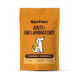 Raw Pawz Anti Inflammatory Turmeric Collagen and Black Pepper Sprinkle Meal Topper 105g