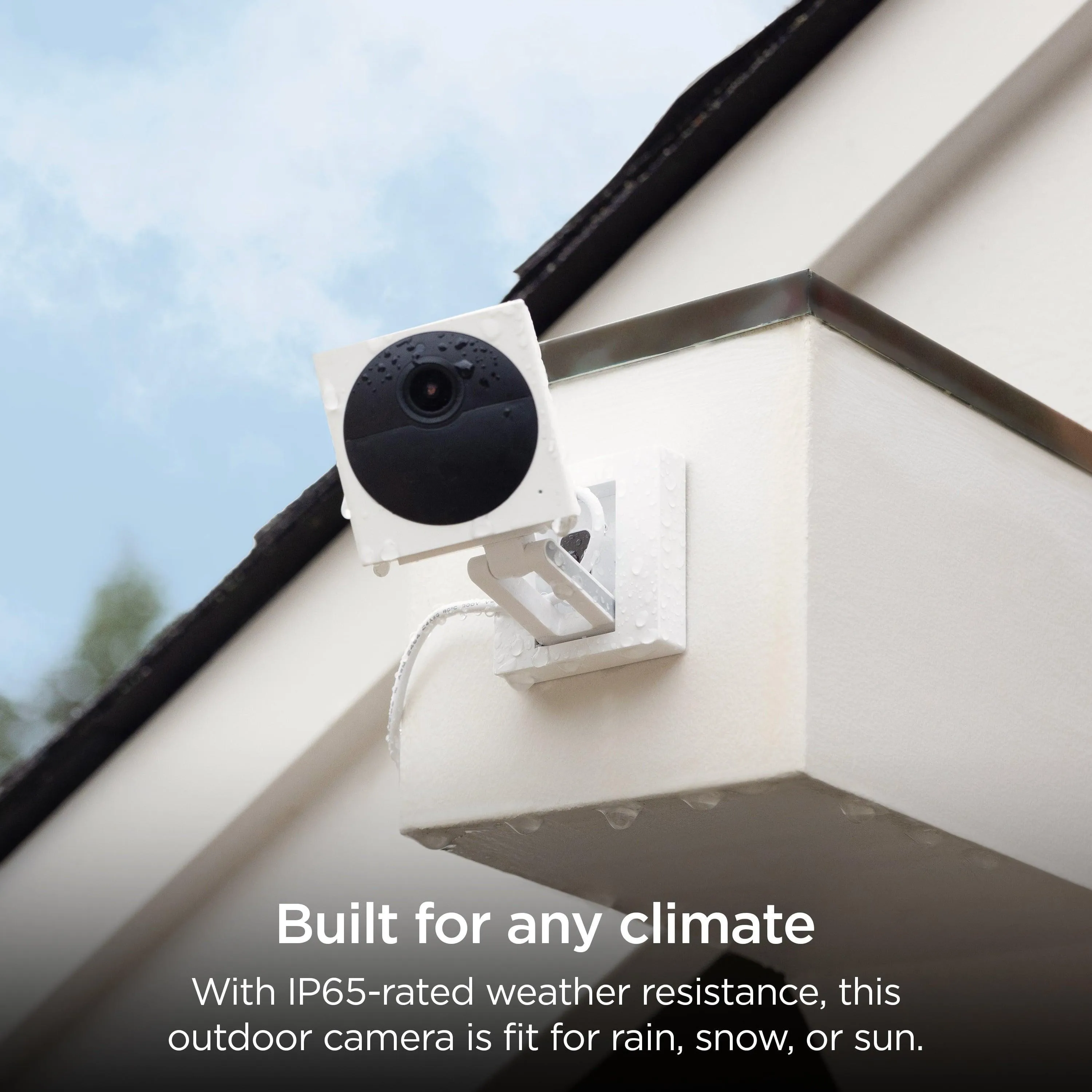 Roku Smart Home Outdoor Camera Battery-Powered Wi-Fi®-Enabled Add-on Wi-Fi®-Connected Wireless Security Surveillance Camera with Motion Detection, Base Station Not Included