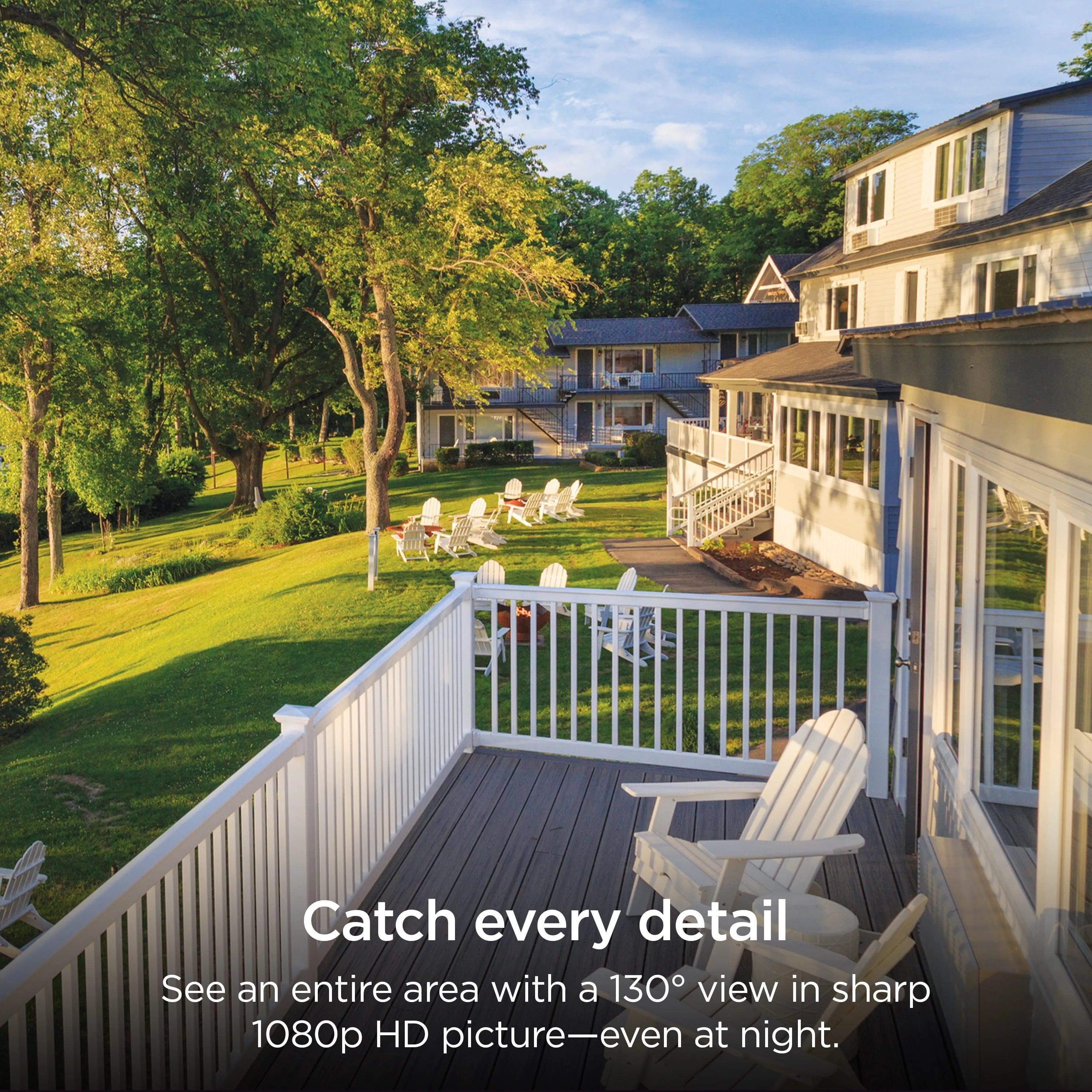 Roku Smart Home Outdoor Camera SE Wi-Fi - Connected Security Surveillance Camera with Motion Detection, Remote Monitoring, and Long-Lasting Battery
