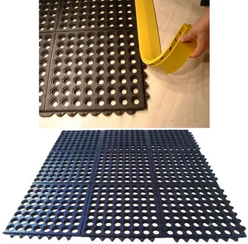 Rubber Link Mats with Drainage Holes For Marquee